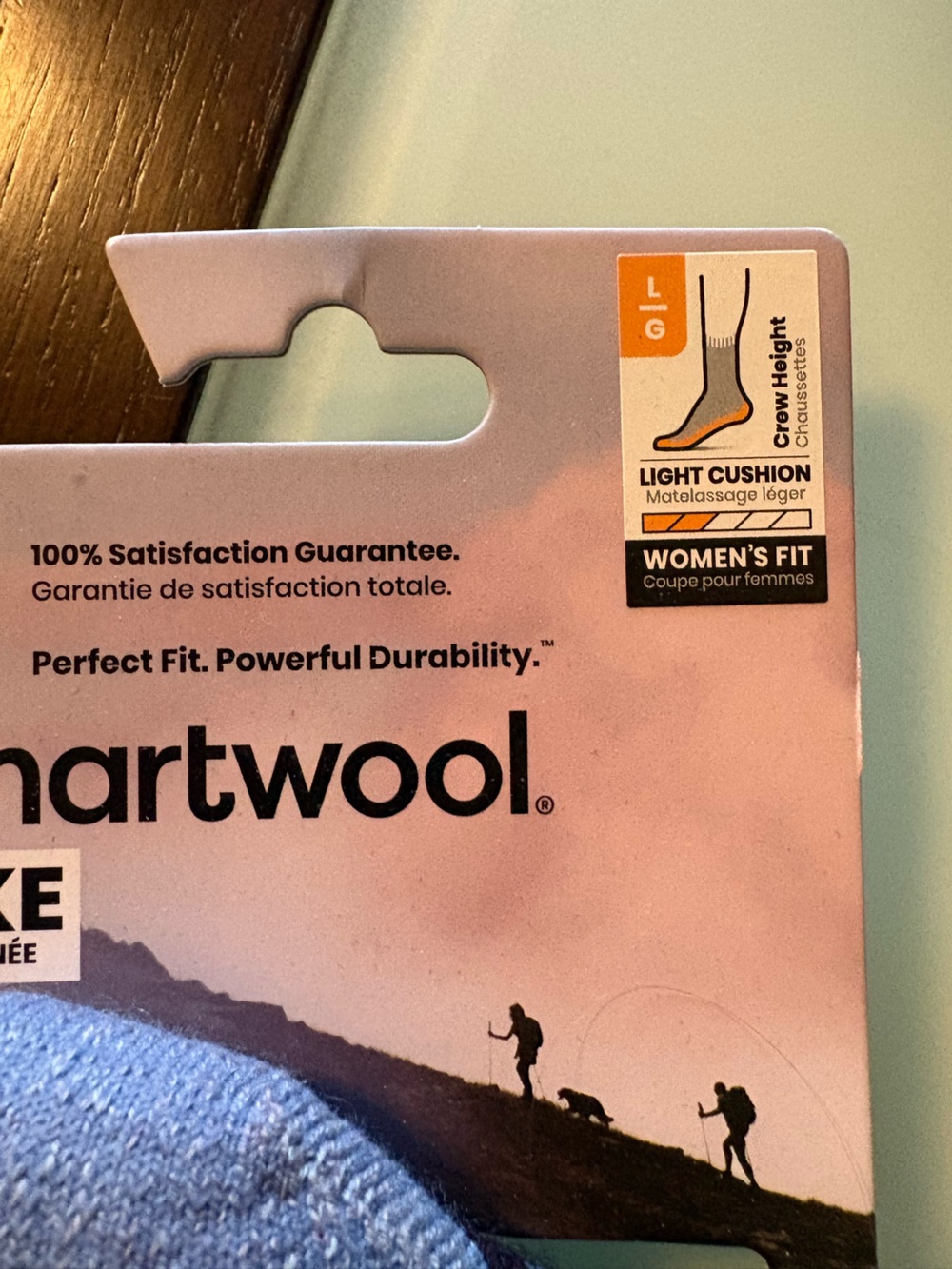 Smartwool Women’s/Unisex Hike Crew Socks 4 pairs Large NEW Light Cushion - Picture 3 of 5